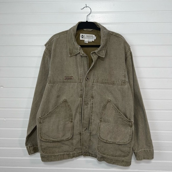 Columbia Vintage 90s Large Radial Sleeve Tactical Gorpcore Utility Jacket Coat